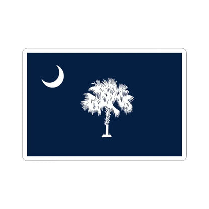 South Carolina Flag Design B (United States) STICKER Vinyl Kiss-Cut Decal 2 Inch White - The Sticker Space