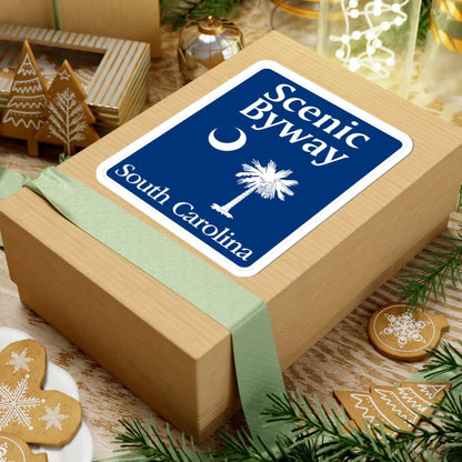 South Carolina Scenic Byway (South Carolina) (Road Sign) STICKER Vinyl Kiss-Cut Decal - The Sticker Space