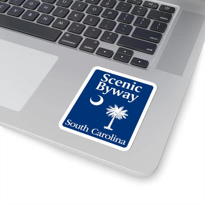 South Carolina Scenic Byway (South Carolina) (Road Sign) STICKER Vinyl Kiss-Cut Decal - The Sticker Space