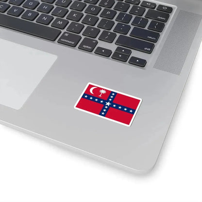 South Carolina Sovereignty-Secession Flag (United States) STICKER Vinyl Kiss-Cut Decal - The Sticker Space