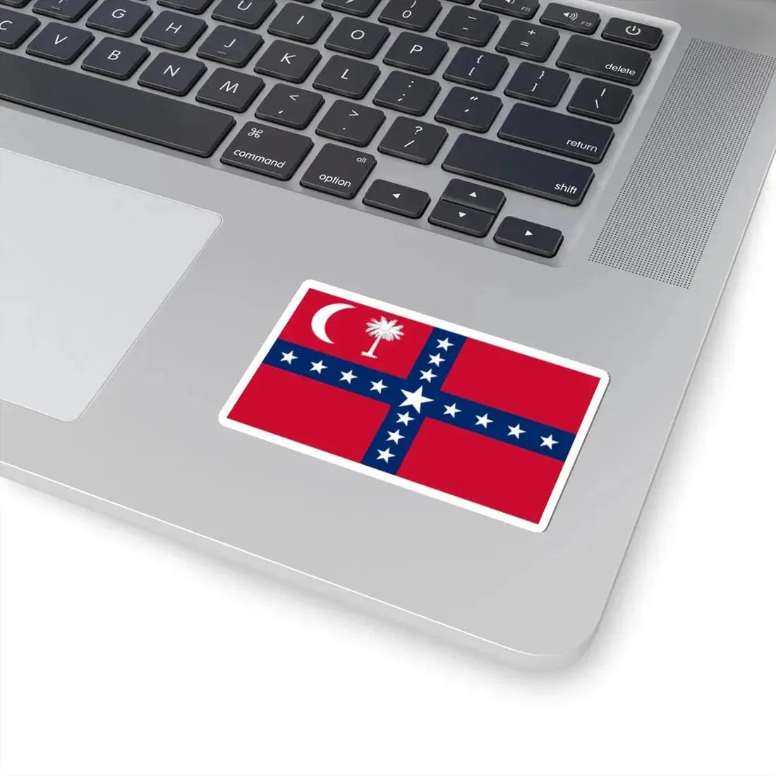 South Carolina Sovereignty-Secession Flag (United States) STICKER Vinyl Kiss-Cut Decal - The Sticker Space