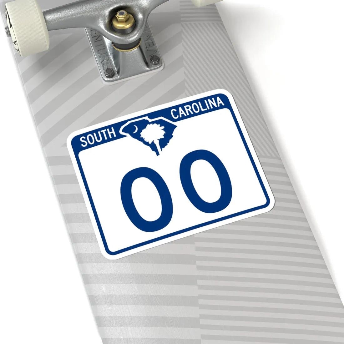 South Carolina X (South Carolina) (Road Sign) STICKER Vinyl Kiss-Cut Decal - The Sticker Space