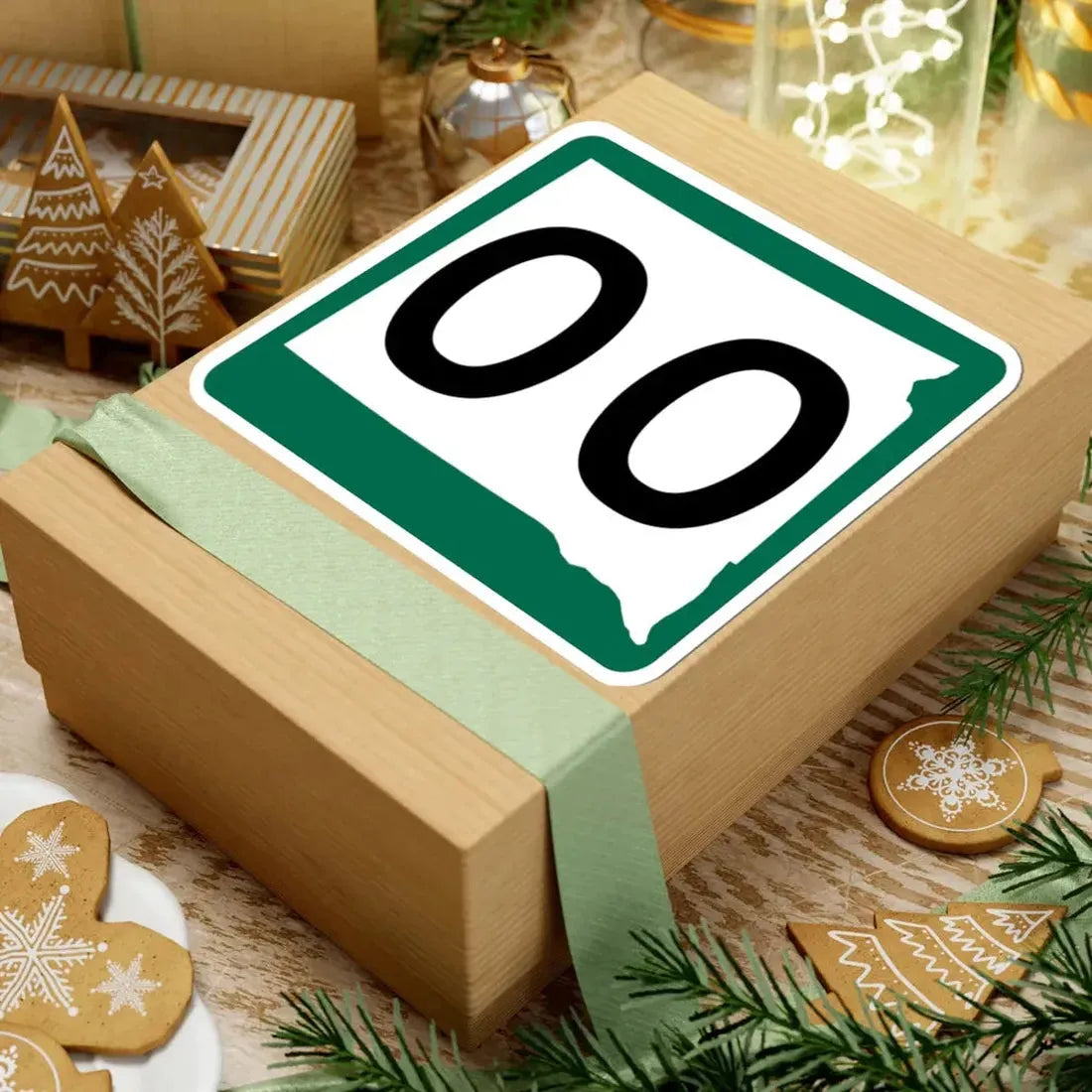 South Dakota 00 (South Dakota) (Road Sign) STICKER Vinyl Kiss-Cut Decal - The Sticker Space