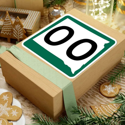 South Dakota 00 (South Dakota) (Road Sign) STICKER Vinyl Kiss-Cut Decal - The Sticker Space