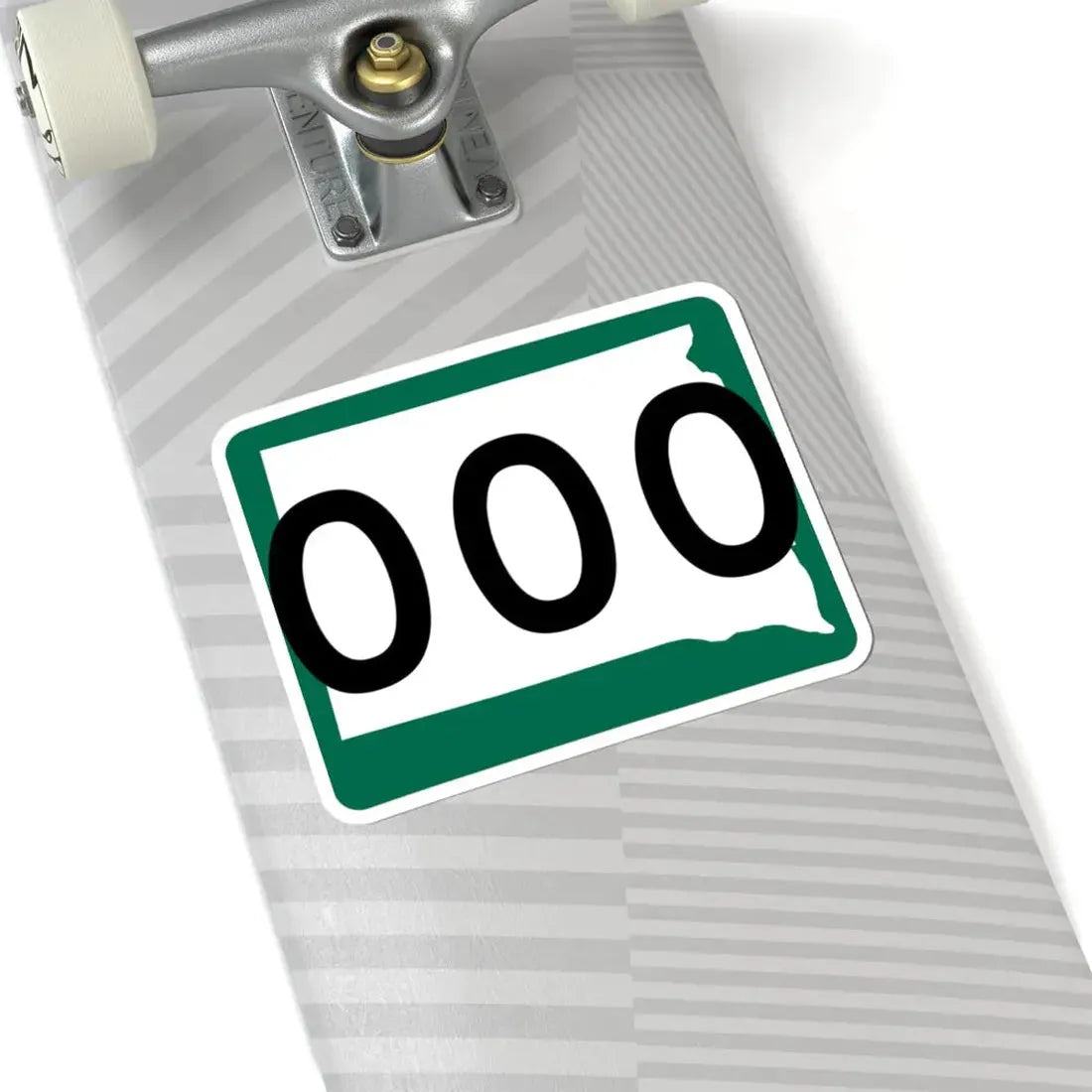 South Dakota 000 (South Dakota) (Road Sign) STICKER Vinyl Kiss-Cut Decal - The Sticker Space