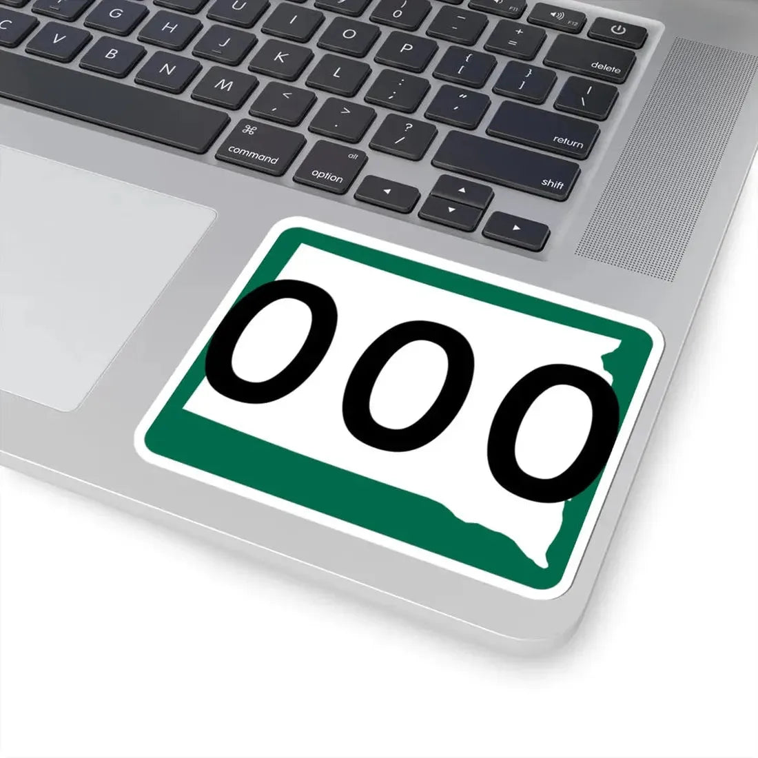 South Dakota 000 (South Dakota) (Road Sign) STICKER Vinyl Kiss-Cut Decal - The Sticker Space