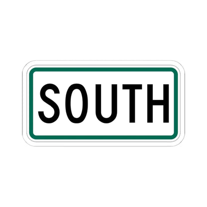 South plate small South Dakota (South Dakota) (Road Sign) STICKER Vinyl Kiss-Cut Decal 6 Inch White - The Sticker Space