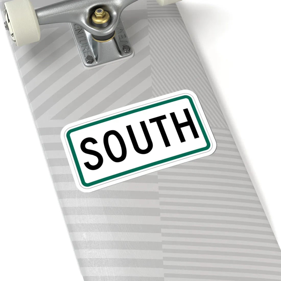 South plate small South Dakota (South Dakota) (Road Sign) STICKER Vinyl Kiss-Cut Decal - The Sticker Space
