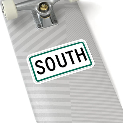 South plate small South Dakota (South Dakota) (Road Sign) STICKER Vinyl Kiss-Cut Decal - The Sticker Space
