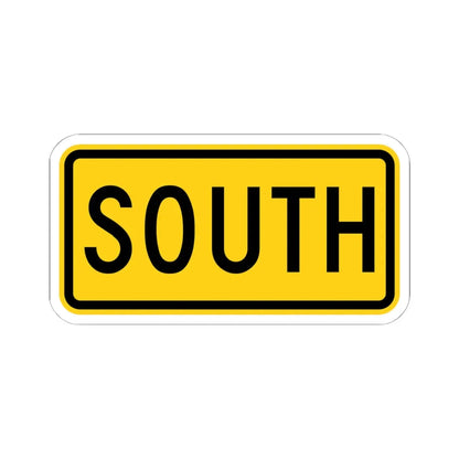 South plate small Wyoming (Wyoming) (Road Sign) STICKER Vinyl Kiss-Cut Decal 6 Inch White - The Sticker Space