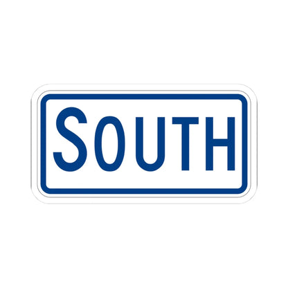 South plate South Carolina (South Carolina) (Road Sign) STICKER Vinyl Kiss-Cut Decal 3 Inch White - The Sticker Space