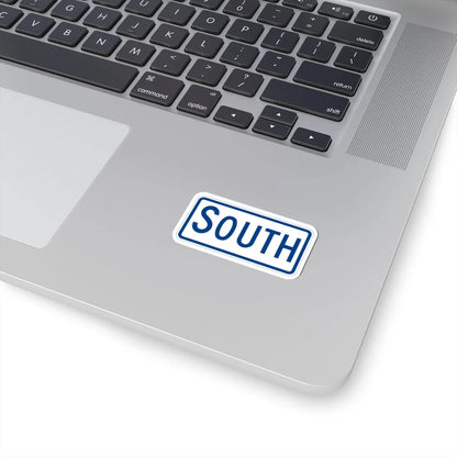 South plate South Carolina (South Carolina) (Road Sign) STICKER Vinyl Kiss-Cut Decal - The Sticker Space