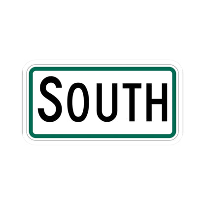 South plate South Dakota (South Dakota) (Road Sign) STICKER Vinyl Kiss-Cut Decal 2 Inch White - The Sticker Space