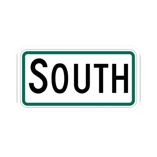 South plate South Dakota (South Dakota) (Road Sign) STICKER Vinyl Kiss-Cut Decal 2 Inch White - The Sticker Space