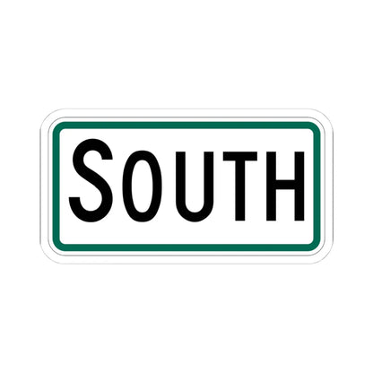 South plate South Dakota (South Dakota) (Road Sign) STICKER Vinyl Kiss-Cut Decal 4 Inch White - The Sticker Space