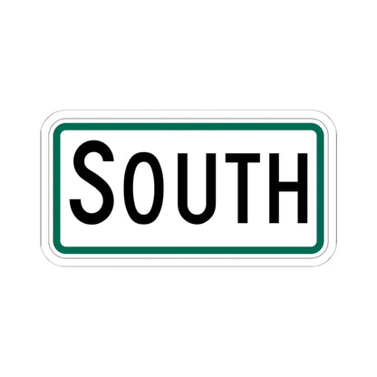 South plate South Dakota (South Dakota) (Road Sign) STICKER Vinyl Kiss-Cut Decal 6 Inch White - The Sticker Space