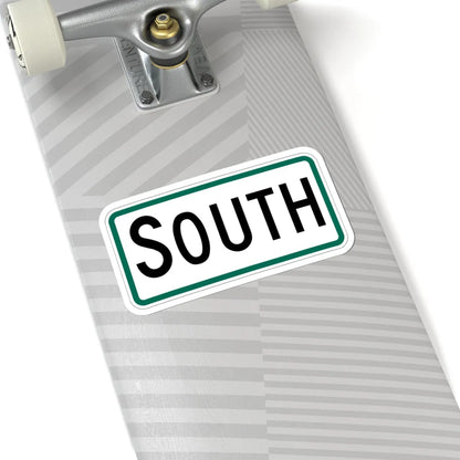 South plate South Dakota (South Dakota) (Road Sign) STICKER Vinyl Kiss-Cut Decal - The Sticker Space