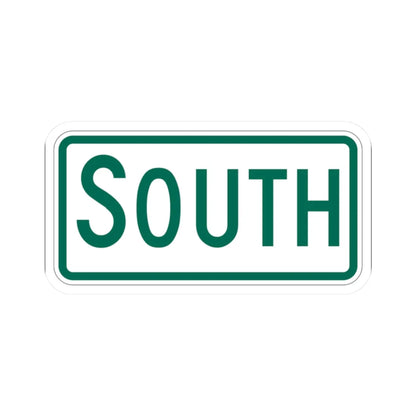 South plate Vermont (Vermont) (Road Sign) STICKER Vinyl Kiss-Cut Decal 2 Inch White - The Sticker Space