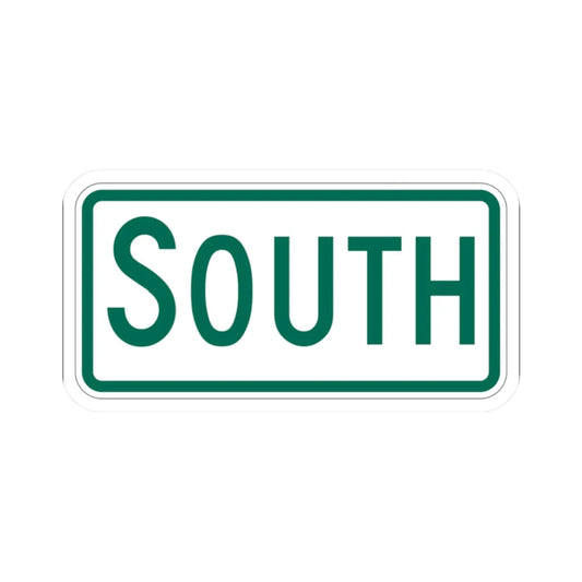 South plate Vermont (Vermont) (Road Sign) STICKER Vinyl Kiss-Cut Decal 2 Inch White - The Sticker Space