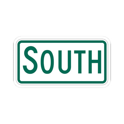 South plate Vermont (Vermont) (Road Sign) STICKER Vinyl Kiss-Cut Decal 3 Inch White - The Sticker Space