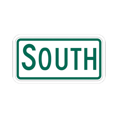 South plate Vermont (Vermont) (Road Sign) STICKER Vinyl Kiss-Cut Decal 4 Inch White - The Sticker Space