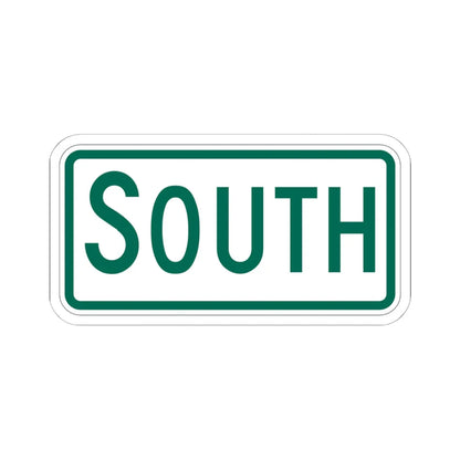 South plate Vermont (Vermont) (Road Sign) STICKER Vinyl Kiss-Cut Decal 6 Inch White - The Sticker Space