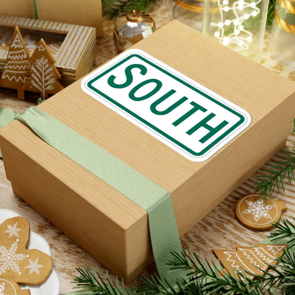 South plate Vermont (Vermont) (Road Sign) STICKER Vinyl Kiss-Cut Decal - The Sticker Space