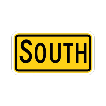 South plate Wyoming (Wyoming) (Road Sign) STICKER Vinyl Kiss-Cut Decal 6 Inch White - The Sticker Space