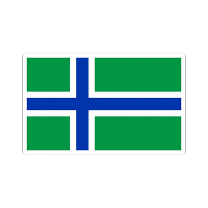 South Uist flag (Scotland) STICKER Vinyl Kiss-Cut Decal 4 Inch White - The Sticker Space