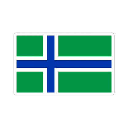 South Uist flag (Scotland) STICKER Vinyl Kiss-Cut Decal 6 Inch White - The Sticker Space