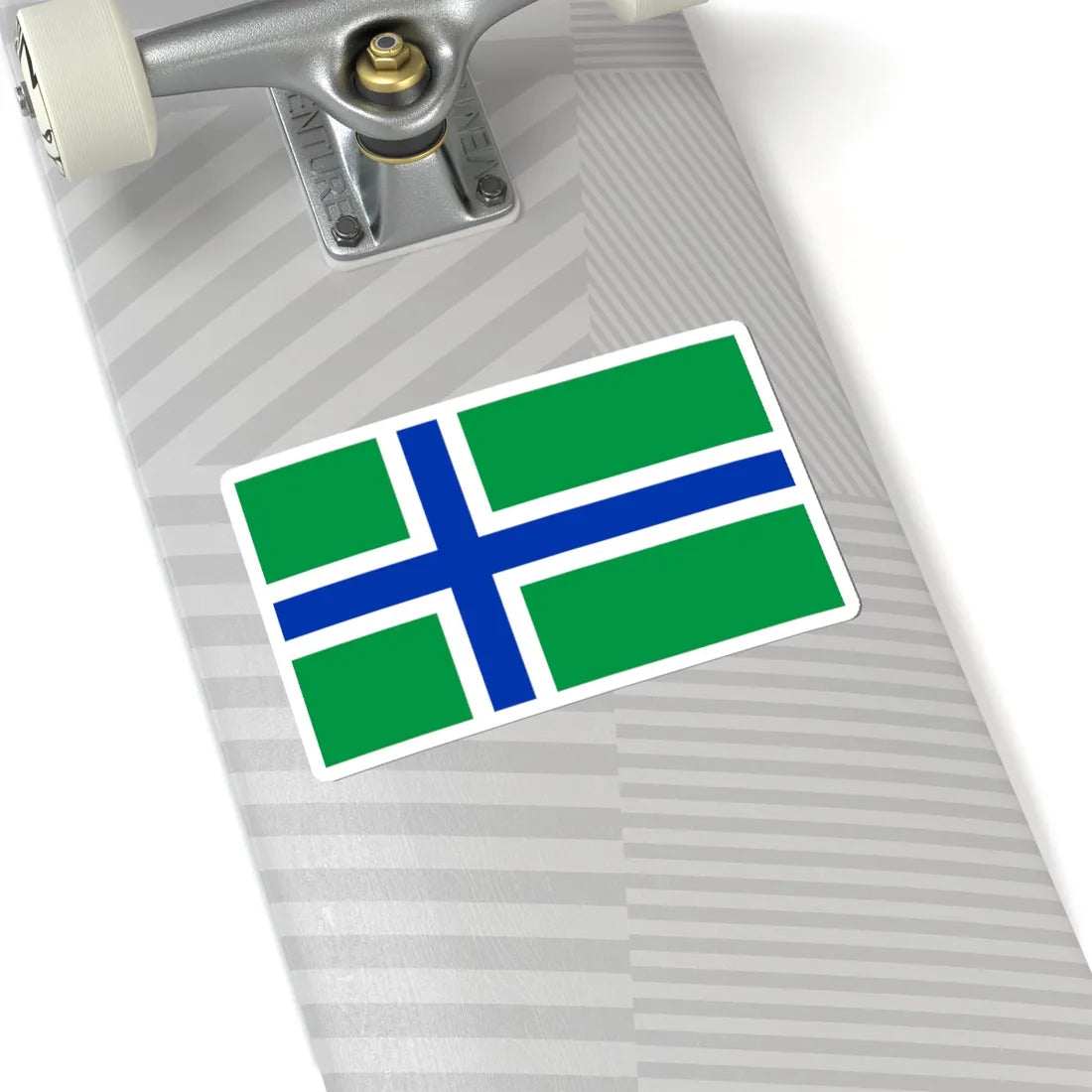 South Uist flag (Scotland) STICKER Vinyl Kiss-Cut Decal - The Sticker Space