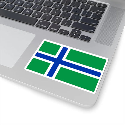 South Uist flag (Scotland) STICKER Vinyl Kiss-Cut Decal - The Sticker Space