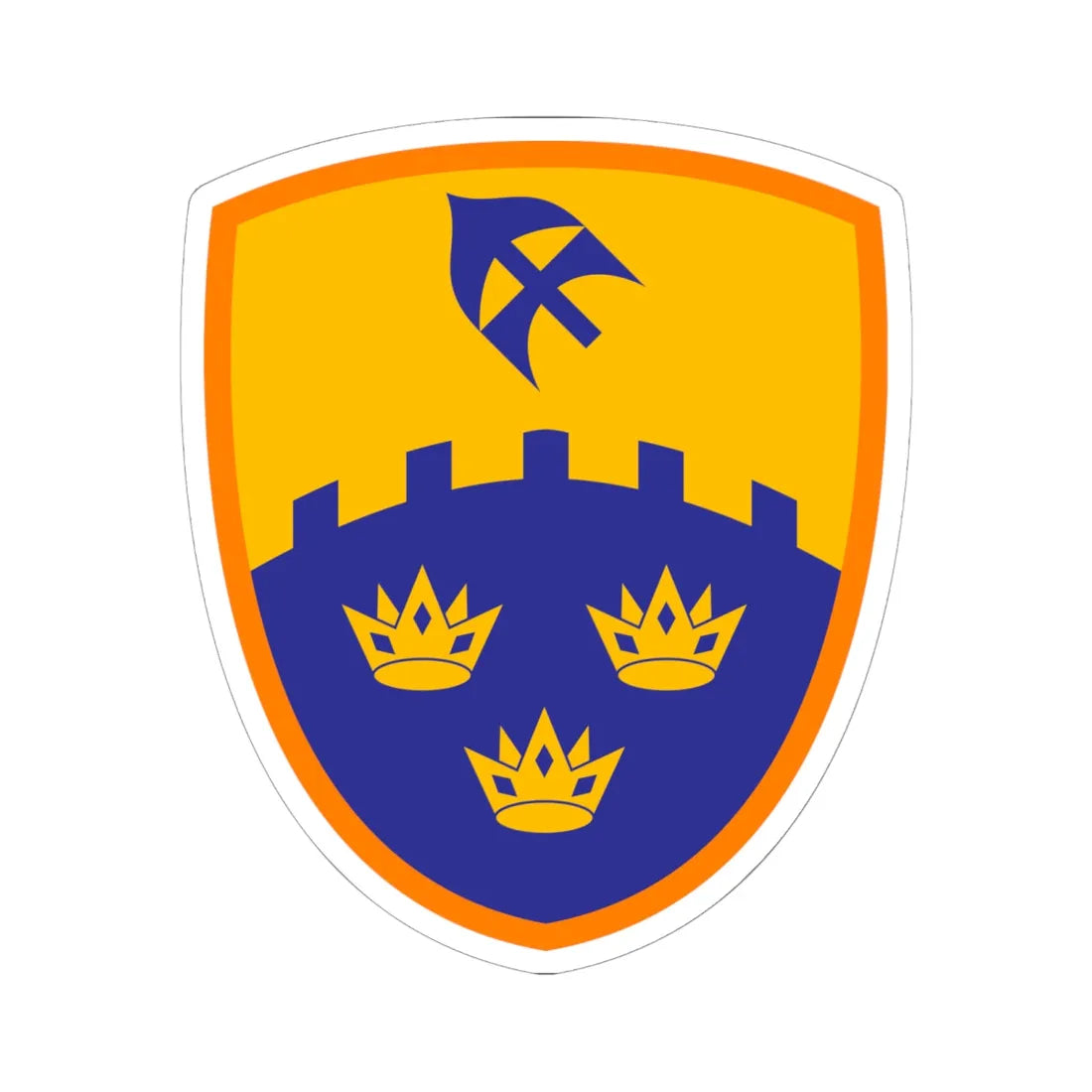 Southern Brigade Flash (Ireland) (Coat of Arms) STICKER Vinyl Kiss-Cut Decal - The Sticker Space