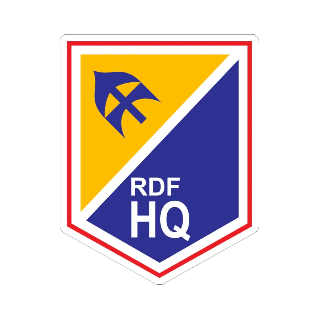 Southern Brigade RDF HQ (Ireland) (Coat of Arms) STICKER Vinyl Kiss-Cut Decal - The Sticker Space