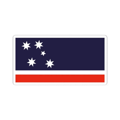 Southern Cross Flag 1984 Australian Flag Proposal (Australia) STICKER Vinyl Kiss-Cut Decal 2 Inch White - The Sticker Space