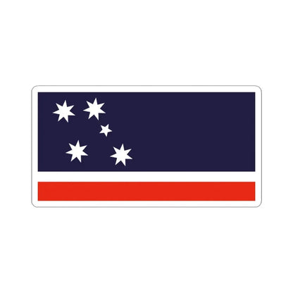 Southern Cross Flag 1984 Australian Flag Proposal (Australia) STICKER Vinyl Kiss-Cut Decal 3 Inch White - The Sticker Space