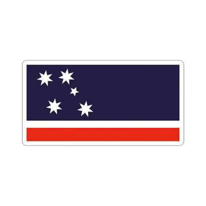 Southern Cross Flag 1984 Australian Flag Proposal (Australia) STICKER Vinyl Kiss-Cut Decal 6 Inch White - The Sticker Space