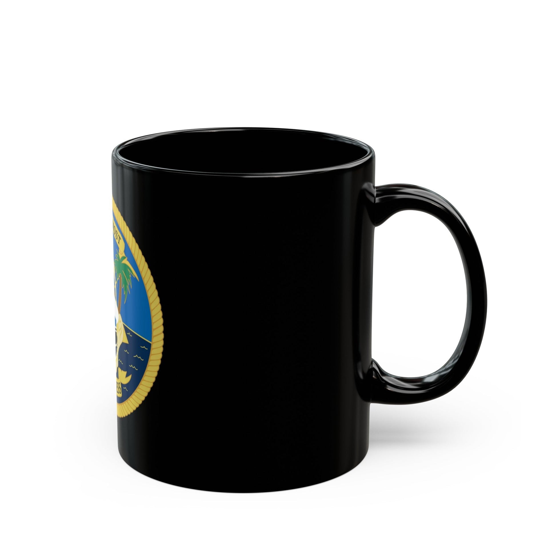 SOUTHERNMOST Chiefs Mess (U.S. Coast Guard) Black Coffee Mug-The Sticker Space
