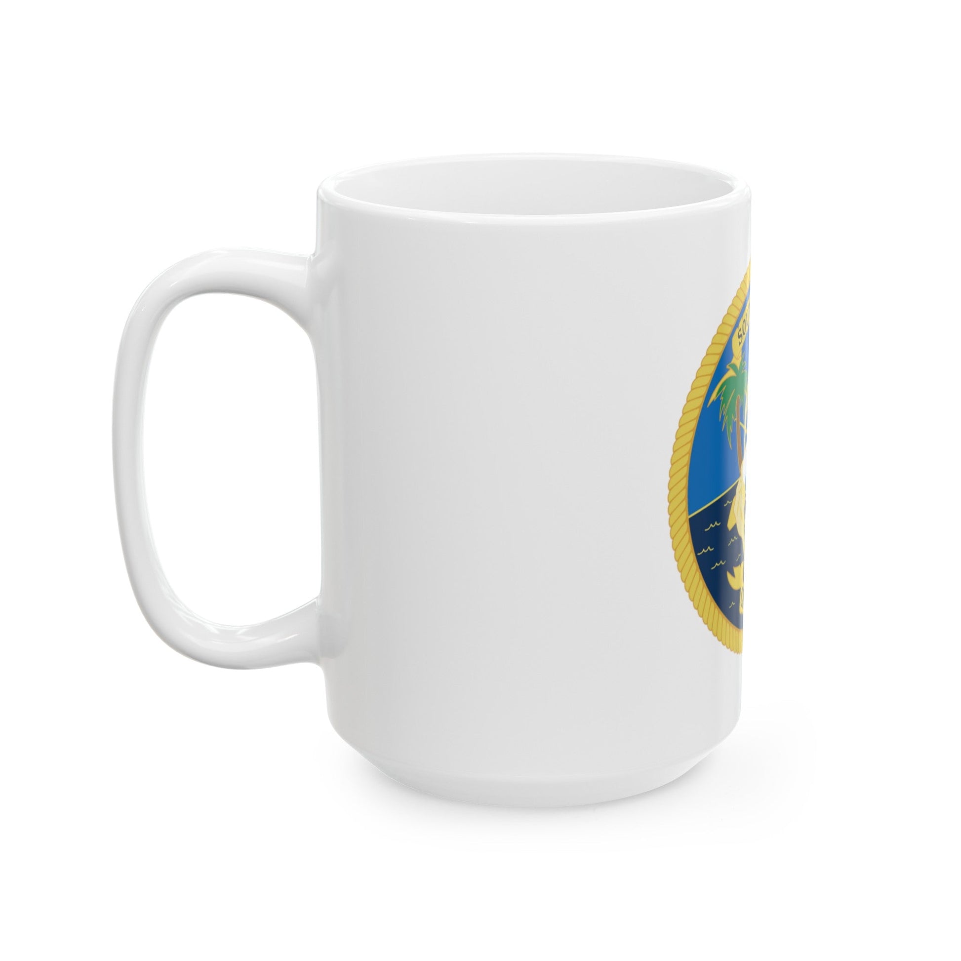 SOUTHERNMOST Chiefs Mess (U.S. Coast Guard) White Coffee Mug-The Sticker Space