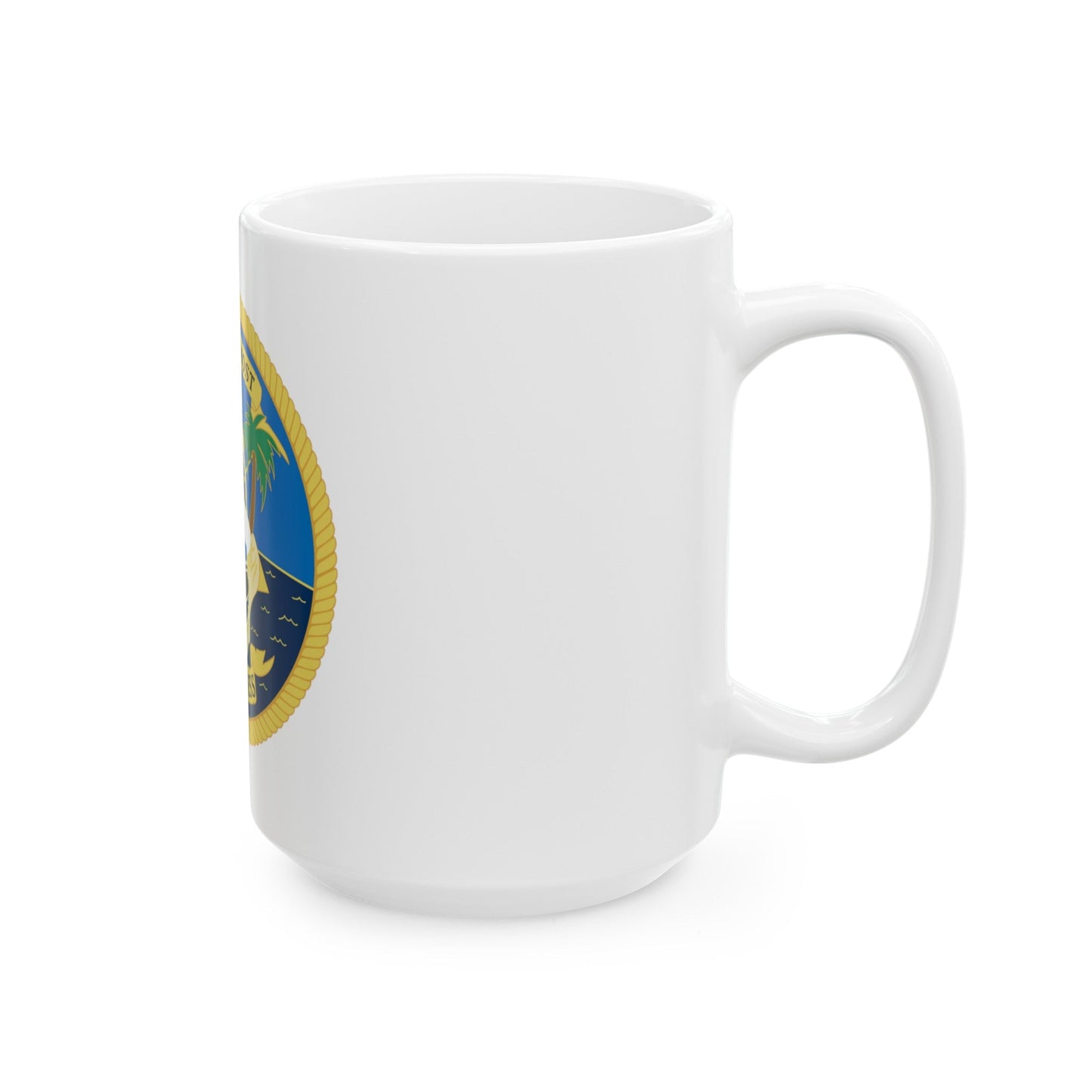 SOUTHERNMOST Chiefs Mess (U.S. Coast Guard) White Coffee Mug-The Sticker Space