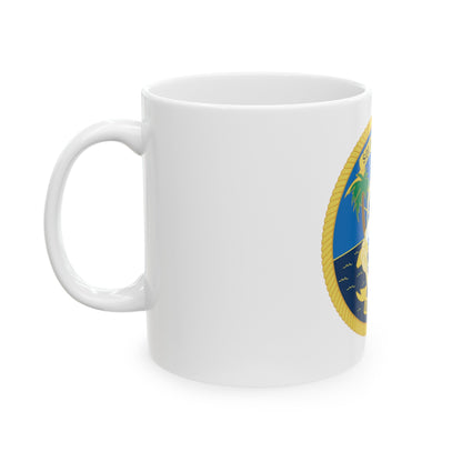 SOUTHERNMOST Chiefs Mess (U.S. Coast Guard) White Coffee Mug-The Sticker Space