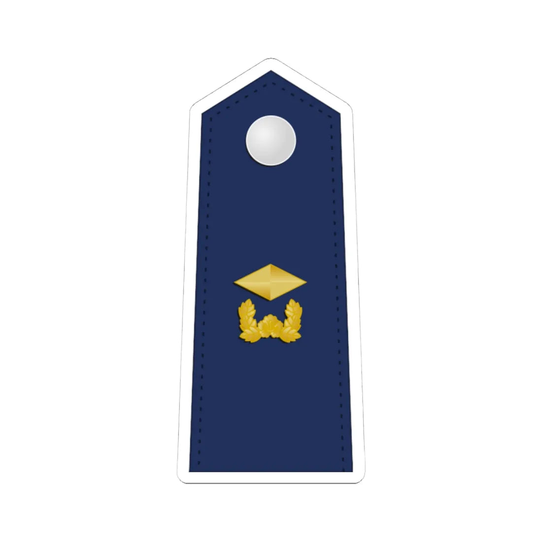 SouthKorea AirForce WO (Korea) (Military Rank) STICKER Vinyl Kiss-Cut Decal 4 Inch White - The Sticker Space
