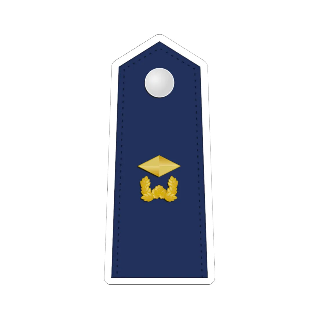 SouthKorea AirForce WO (Korea) (Military Rank) STICKER Vinyl Kiss-Cut Decal 6 Inch White - The Sticker Space