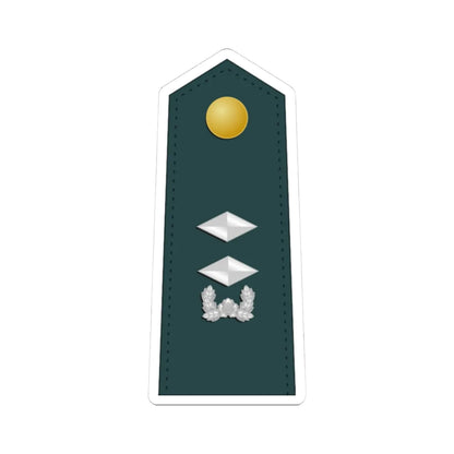 SouthKorea Army OF 1b (Korea) (Military Rank) STICKER Vinyl Kiss-Cut Decal 3 Inch White - The Sticker Space