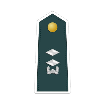 SouthKorea Army OF 1b (Korea) (Military Rank) STICKER Vinyl Kiss-Cut Decal 6 Inch White - The Sticker Space
