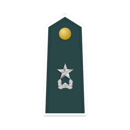 SouthKorea Army OF 6 (Korea) (Military Rank) STICKER Vinyl Kiss-Cut Decal 2 Inch White - The Sticker Space