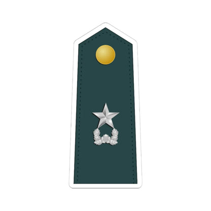 SouthKorea Army OF 6 (Korea) (Military Rank) STICKER Vinyl Kiss-Cut Decal 6 Inch White - The Sticker Space