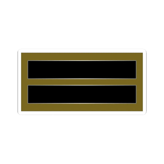 SouthKorea Army OR 2 (Korea) (Military Rank) STICKER Vinyl Kiss-Cut Decal 2 Inch White - The Sticker Space