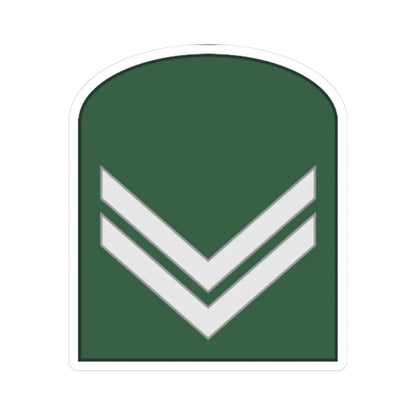 SouthKorea Army OR 3 1954 (Korea) (Military Rank) STICKER Vinyl Kiss-Cut Decal 3 Inch White - The Sticker Space