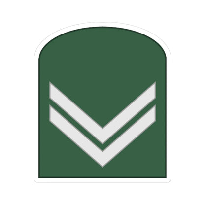 SouthKorea Army OR 3 1954 (Korea) (Military Rank) STICKER Vinyl Kiss-Cut Decal 6 Inch White - The Sticker Space